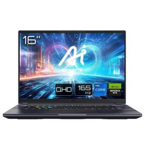 ნოუთბუქი -  Gigabyte AORUS 16" QHD+ 165Hz Intel i7-13650HX 16GB 1TB SSD RTX4060 8GB