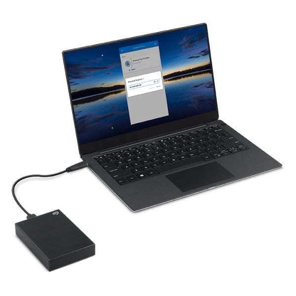 ვინჩესტერი - Seagate One Touch 4TB External Hard Drive Portable HDD Black - გამოსახულება 3