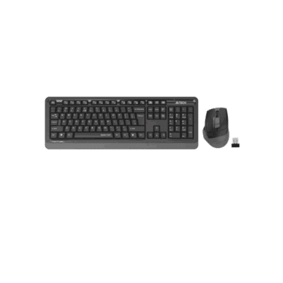 At Home A4Tech Fstyler FGS1035Q 2.4G QuietKey Desktop Set EN/RU layout Grey