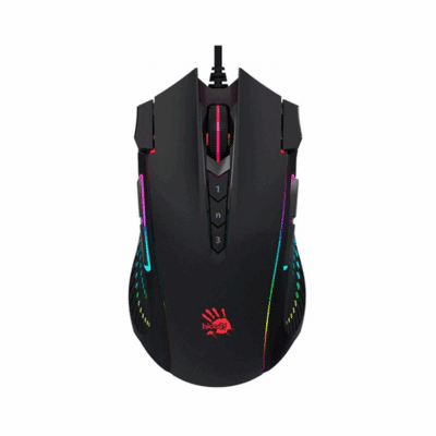 A4tech Bloody J90s 2-FIRE RGB Gaming Mouse Stone Black