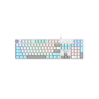 A4Tech Bloody S520N Mechanical BLMS Blue Switch RGB Gaming Keyboard Icy White