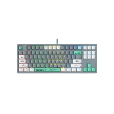 A4Tech Bloody S87 RGB Mechanical Red Plus Switch Keyboard Energy Ash