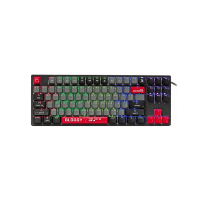 At Home A4Tech Bloody S87 RGB Mechanical Red Plus Switch Keyboard Energy Red