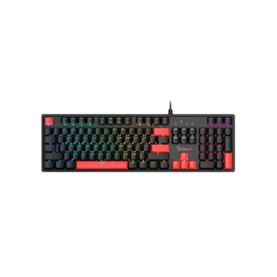 At Home A4tech Bloody S510R RGB Mechanical Gaming Keyboard US Layout Fire Black (Blue Switch)