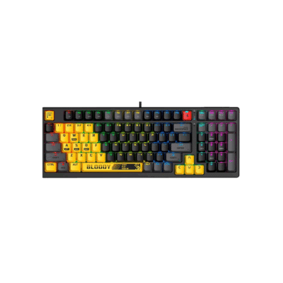 A4tech Bloody S98 RGB Mechanical Gaming Keyboard Red Switch US Layout Sports Lime