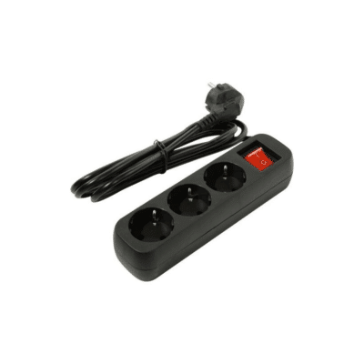 DEFENDER G318 Power strip, Switch, 1.8 m, 3 outlets