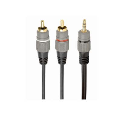 Gembird CCA-352-2.5M 3.5 mm stereo plug to 2*RCA plugs 2.5m