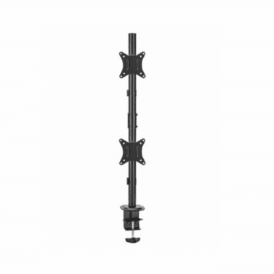 Gembird MA-D2-02 Adjustable 2-display vertical desk mount 17"-32"