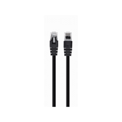 Gembird PP12-1M/BK Patch Cord UTP CAT5E 1m Black