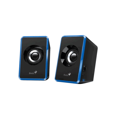 Genius SP-U125 USB Powered Stereo Speakers BLUE
