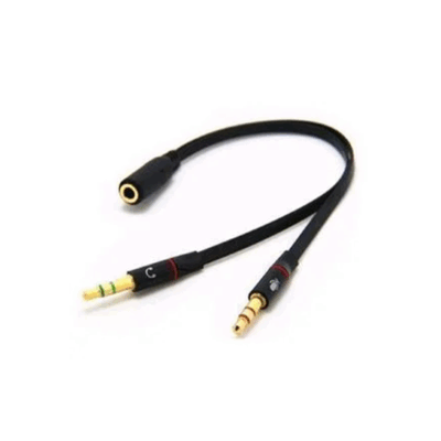Kingda 3.5 audio female to 2X 3.5 audio