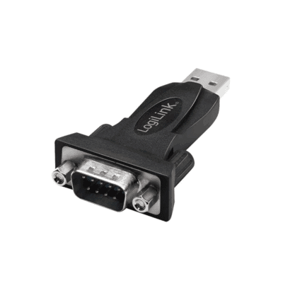 Logilink AU0002F USB 2.0 to DB9/M (RS232) Adapter Black