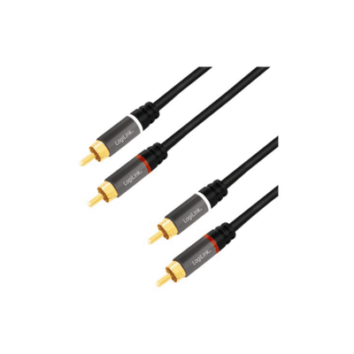 Logilink CA1204 2 x 2 Cinch Audio Cable (RCA) 2m