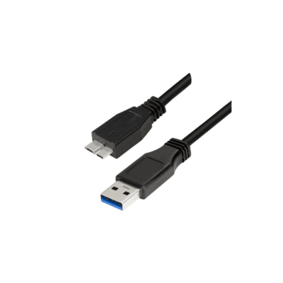 Logilink CU0026 USB-A/M to Micro-USB/M cable Black 1m