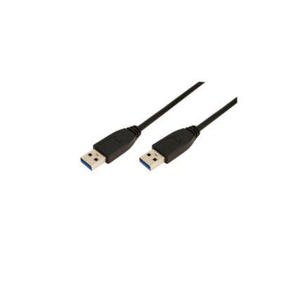 Logilink CU0039 USB 3.0 Cable AM to AM black 2m