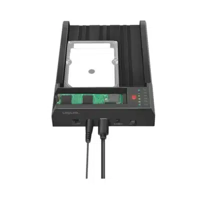 Logilink QP0031 USB 3.2 Gen 2 Quickport 2-Bay for SATA HDD/SSD and M.2 NVMe SSD