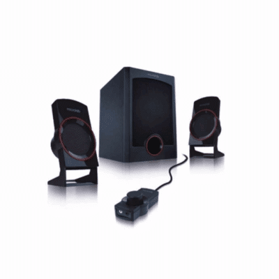 Microlab M-111 2.1 Speakers 12W (Black)