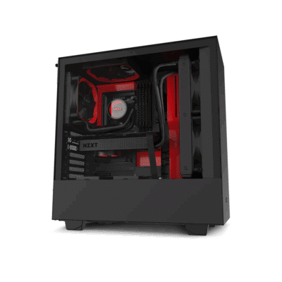 NZXT H510 Miditower MITX (Black/Red)
