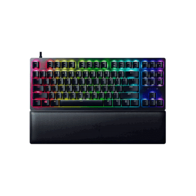Razer Keyboard Huntsman V2 TKL RGB 87key Red Switch USB EN black