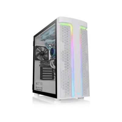 At Home THERMALTAKE H590 TG Snow ARGB Mid Tower Chassis