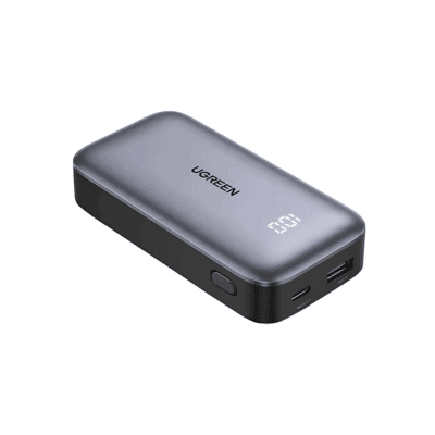 UGREEN PB502 Nexode, 10000mAh, USB Type-C, USB, Power Bank, Grey