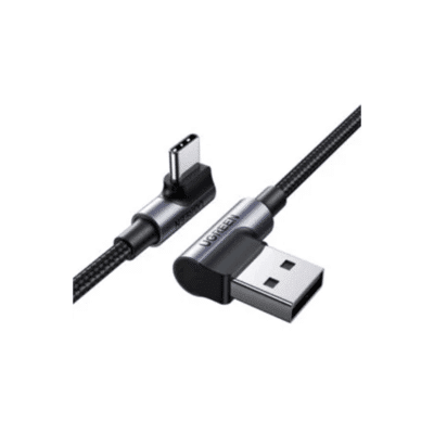 UGREEN US176 18W, USB-A to Type-C 90 Degree, 1m, Space Grey