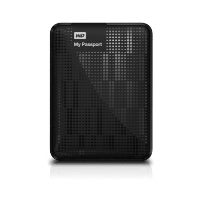 WD - My Passport 1TB External USB 3.0 Portable Hard Drive – Black