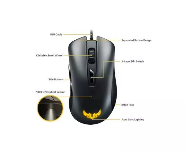 Asus TUF Gaming M3 USB (Grey) - Image 5