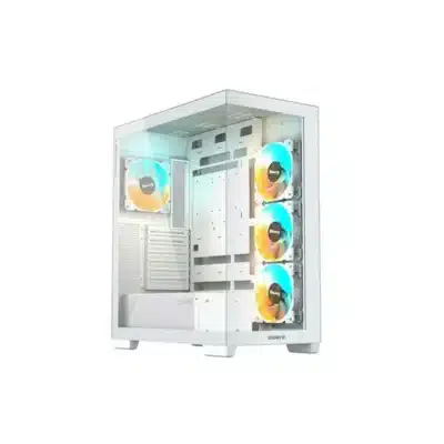 Gigabyte C500 PANORAMIC STEALTH ICE 4x120mm ARGB Fans Mid Tower White - C500PI ST