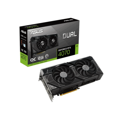 ASUS RTX 4070 Dual OC 12GB GDDR6X 192-bit Efficient 1440p