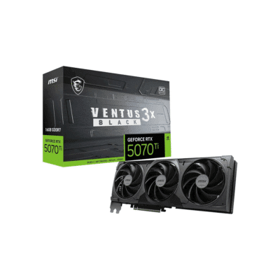 MSI GeForce RTX 5070 Ti VENTUS 3X OC 16GB GDDR7 Black
