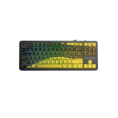 AULA F87pro Rechargeable Wireless Mechanical Keyboard Contour keycap (Matcha Latte Switch)