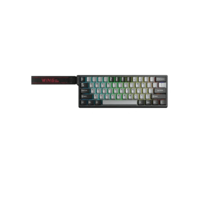 AULA WIN60 HE Pro Edition RGB Wired Gaming Keyboard Light Grey/Dark gray (Xingyi Magnetic Switch)