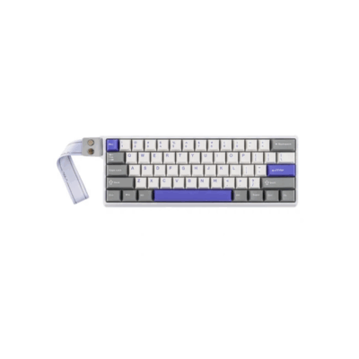 AULA WIN60 HE MAX Edition RGB Wired Gaming Keyboard White/Grey/Blue (Wing Chun Magnetic Switch)
