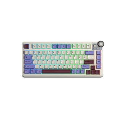 At Home AULA AU75 Gasket Wireless Mechanical Keyboard Beige/Purple/Red (Reaper Switch)
