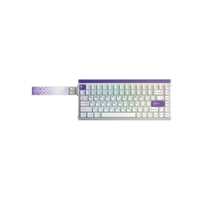 At Home AULA HERO 84 RGB Wired Gaming Keyboard White/Purple (Black King Magnetic Switch)
