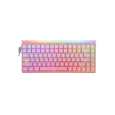 AULA HERO 84 RGB Wired Gaming Keyboard side-engraved keycaps Gradient Pink (Dragon King Magnetic Switch)