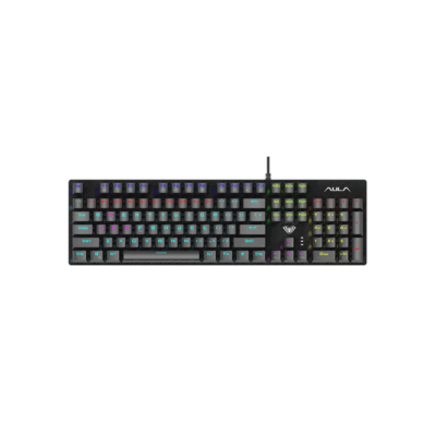 AULA S2022 RGB Wired Gaming Mechanical Keyboard Black (Blue Switch)