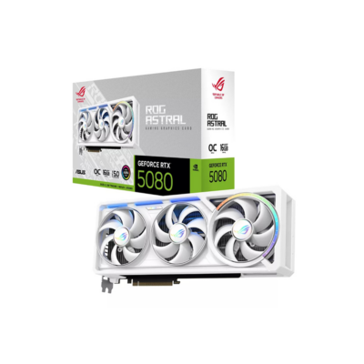 ASUS GeForce RTX 5080 16GB GDDR7 OC ROG-ASTRAL-RTX5080-O16G-WHITE