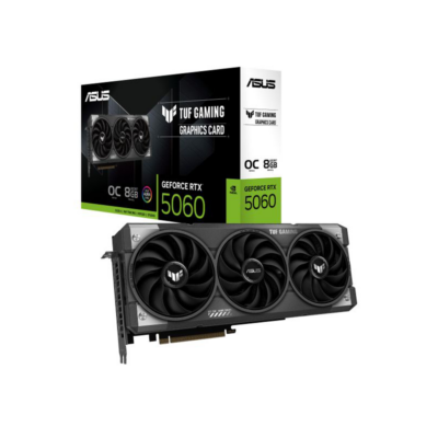 ASUS Graphic Card GeForce RTX 5060 8GB GDDR6 OC TUF-RTX5060-O8G-GAMING