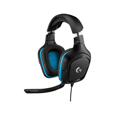 Logitech G432 7.1 Surround Gaming Headset Leatherette Earcups