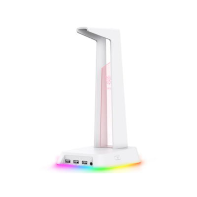 Onikuma ST-2 Headphone Stand White (Desktop Stand Stable Base Universal Fit)