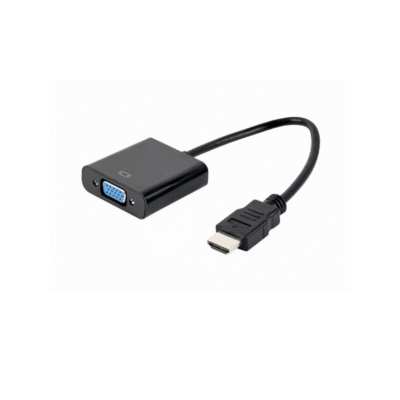 Gembird A-HDMI-VGA-04, HDMI to VGA Adapter Cable, 0.15 m