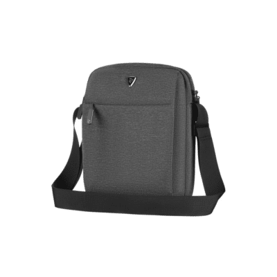 2E, Vertical Bag “Melange” 10", Black