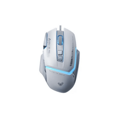 AULA S12 Pro RGB Wired Gaming Mouse White/Gray