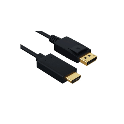 DisplayPort to HDMI Cable, 2 m – DP (Male) to HDMI (Male), up to 4K @ 30 Hz