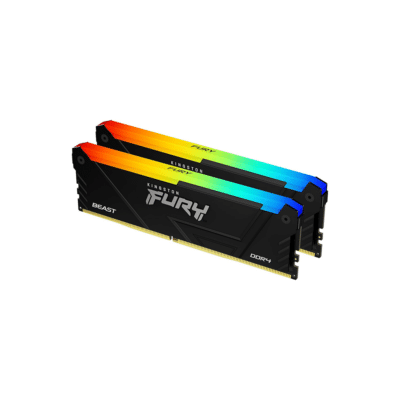 Kingston FURY Beast RGB 32GB (2×16GB) DDR5 Kit 5200 MHz CL40 RGB Lighting