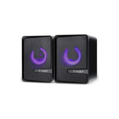T-WOLF S3 Wired Gaming Speaker Black