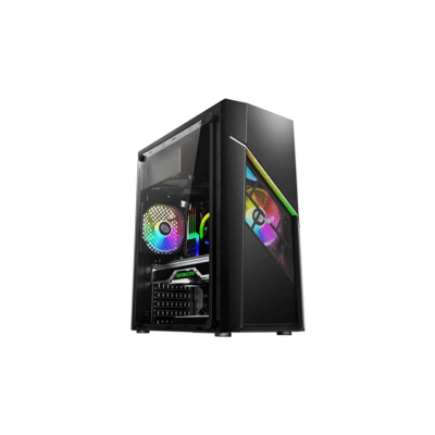 At Home AULA FZ003 Mid-Tower PC Case Black