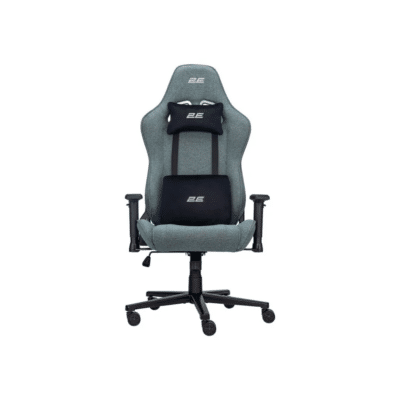 2E Gaming BUSHIDO Lite Gaming Chair Fabric 2D Armrests Dark Green